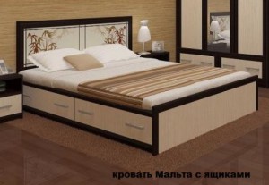 Кровать Мальта с ящиками