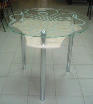 Стол обеденный стеклянный "Рио-1"