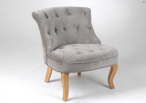 ������ CHAUFFEUSE VELOUR GRIS