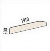 Панель к кровати 1980х300 мм. Крепится к стене.