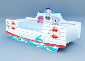 Детская кроватка-кораблик 3