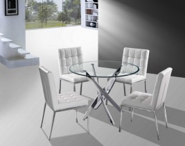 Обеденная группа Eleganza Asti White