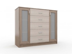 Комод-2.5 со стеклом