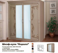 Шкаф-купе "Коралл"