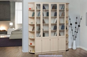 Шкаф книжный Библиотека «Роза»