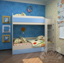 Двухъярусная детская кровать