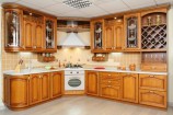 Кухни из натурального дерева по размерам заказчика