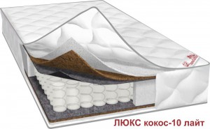 Матрас Люкс Кокос-10 Лайт