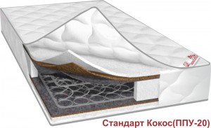 Матрас стандарт кокос (ППУ-20)
