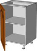 Тумба 40. Одна дверь. Одна полка. Габариты корпуса: 720х400х500, фрезерованный фасад МДФ