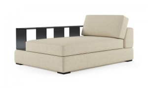 ��������� ����� PLAT COUCH MODULE WITH GLASS SHELVING