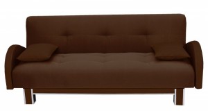 Диван-кровать Поло с подлокотниками neobrown