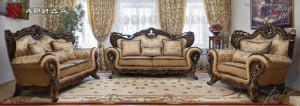 Мягкая мебель Лорд (золото / валей голд)