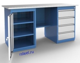Верстак слесарный двухтумбовый ВМ.204