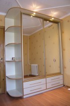 Шкаф купе комбинированный